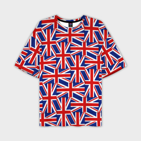 Мужская футболка oversize 3D с принтом Флаги Великобритании в Курске,  |  | Тематика изображения на принте: 