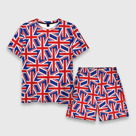 Мужской костюм с шортами 3D с принтом Флаги Великобритании в Курске,  |  | Тематика изображения на принте: 