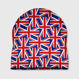 Шапка 3D с принтом Флаги Великобритании в Курске, 100% полиэстер | универсальный размер, печать по всей поверхности изделия | Тематика изображения на принте: 