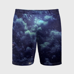 Мужские шорты спортивные с принтом Звездная ночь   нейросеть в Курске,  |  | 