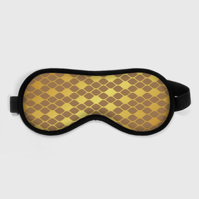 Маска для сна 3D с принтом Golden pattern в Курске, внешний слой — 100% полиэфир, внутренний слой — 100% хлопок, между ними — поролон |  | Тематика изображения на принте: 