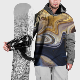 Накидка на куртку 3D с принтом Fantasy waves в Санкт-Петербурге, 100% полиэстер |  | 