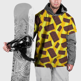 Накидка на куртку 3D с принтом Шоколадки в Кировске, 100% полиэстер |  | 