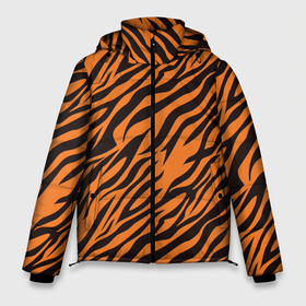 Мужская зимняя куртка 3D с принтом Полоски тигра   tiger в Курске, верх — 100% полиэстер; подкладка — 100% полиэстер; утеплитель — 100% полиэстер | длина ниже бедра, свободный силуэт Оверсайз. Есть воротник-стойка, отстегивающийся капюшон и ветрозащитная планка. 

Боковые карманы с листочкой на кнопках и внутренний карман на молнии. | 