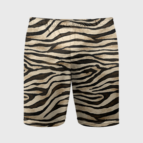 Мужские шорты спортивные с принтом Шкура зебры и белого тигра в Белгороде,  |  | Тематика изображения на принте: 
