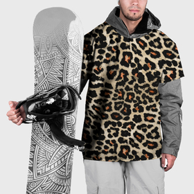 Накидка на куртку 3D с принтом Шкура ягуара, гепарда, леопарда в Кировске, 100% полиэстер |  | 
