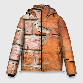 Мужская зимняя куртка 3D с принтом кирпичная стена под штукатуркой в Екатеринбурге, верх — 100% полиэстер; подкладка — 100% полиэстер; утеплитель — 100% полиэстер | длина ниже бедра, свободный силуэт Оверсайз. Есть воротник-стойка, отстегивающийся капюшон и ветрозащитная планка. 

Боковые карманы с листочкой на кнопках и внутренний карман на молнии. | 