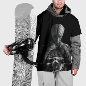 Накидка на куртку 3D с принтом Lil Peep in the dark в Белгороде, 100% полиэстер |  | Тематика изображения на принте: 