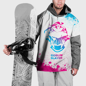 Накидка на куртку 3D с принтом Goblin Slayer neon gradient style в Петрозаводске, 100% полиэстер |  | 