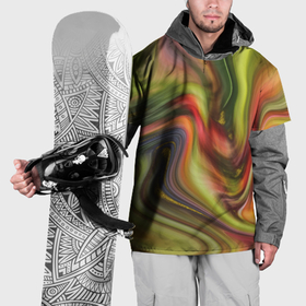 Накидка на куртку 3D с принтом Abstraction waves в Тюмени, 100% полиэстер |  | 