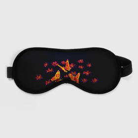 Маска для сна 3D с принтом Нападение на цветы в городе Новоалтайск, внешний слой — 100% полиэфир, внутренний слой — 100% хлопок, между ними — поролон |  | 