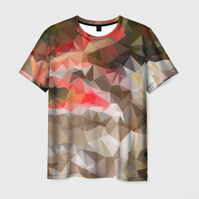 Мужская футболка 3D с принтом Pattern style в Санкт-Петербурге, 100% полиэфир | прямой крой, круглый вырез горловины, длина до линии бедер | Тематика изображения на принте: 