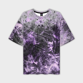 Мужская футболка oversize 3D с принтом Текстура   Lilac smoke в Курске,  |  | Тематика изображения на принте: 