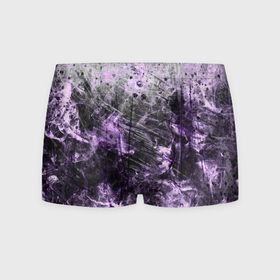 Мужские трусы 3D с принтом Текстура   Lilac smoke в городе Новоалтайск, 50% хлопок, 50% полиэстер | классическая посадка, на поясе мягкая тканевая резинка | 