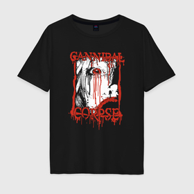 Мужская футболка хлопок Oversize с принтом Cannibal Corpse   metal , 100% хлопок | свободный крой, круглый ворот, “спинка” длиннее передней части | Тематика изображения на принте: 