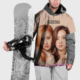Накидка на куртку 3D с принтом Blackpink Jisoo and Rose в Тюмени, 100% полиэстер |  | Тематика изображения на принте: 