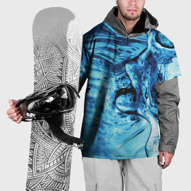 Накидка на куртку 3D с принтом Водная фантазия в Белгороде, 100% полиэстер |  | 