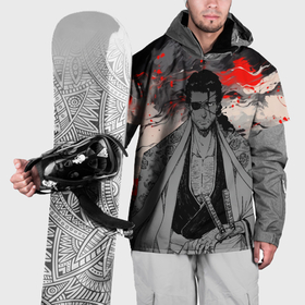 Накидка на куртку 3D с принтом Самурай Сюнсуй Кьёраку   Блич в Санкт-Петербурге, 100% полиэстер |  | 