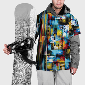 Накидка на куртку 3D с принтом Современная живопись в Белгороде, 100% полиэстер |  | Тематика изображения на принте: 