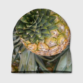 Шапка 3D с принтом Ананасы pineapple в Кировске, 100% полиэстер | универсальный размер, печать по всей поверхности изделия | 