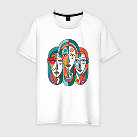 Мужская футболка хлопок с принтом Три сестры в Курске, 100% хлопок | прямой крой, круглый вырез горловины, длина до линии бедер, слегка спущенное плечо. | Тематика изображения на принте: 