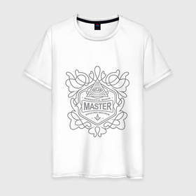 Мужская футболка хлопок с принтом Master Masson в Курске, 100% хлопок | прямой крой, круглый вырез горловины, длина до линии бедер, слегка спущенное плечо. | 