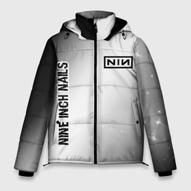 Мужская зимняя куртка 3D с принтом Nine Inch Nails glitch на светлом фоне: надпись, символ в Курске, верх — 100% полиэстер; подкладка — 100% полиэстер; утеплитель — 100% полиэстер | длина ниже бедра, свободный силуэт Оверсайз. Есть воротник-стойка, отстегивающийся капюшон и ветрозащитная планка. 

Боковые карманы с листочкой на кнопках и внутренний карман на молнии. | Тематика изображения на принте: 