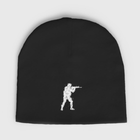 Мужская шапка демисезонная с принтом Soldier counter strike в Курске,  |  | 
