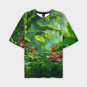 Мужская футболка oversize 3D с принтом Зов джунглей в Санкт-Петербурге,  |  | Тематика изображения на принте: 