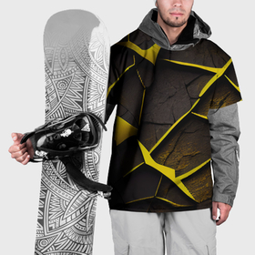 Накидка на куртку 3D с принтом Угольные разломы в Белгороде, 100% полиэстер |  | Тематика изображения на принте: 