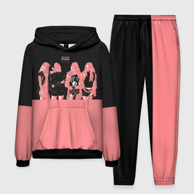 Мужской костюм с толстовкой 3D с принтом BLACK PINK на черно розовом в городе Новоалтайск,  |  | 