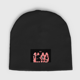 Мужская шапка демисезонная с принтом Группа BLACKPINK в ярко розовых тонах в Тюмени,  |  | Тематика изображения на принте: 
