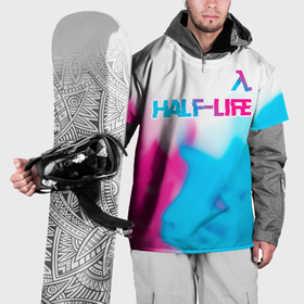 Накидка на куртку 3D с принтом Half Life neon gradient style: символ сверху в Петрозаводске, 100% полиэстер |  | Тематика изображения на принте: 