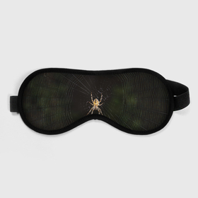 Маска для сна 3D с принтом паук на паутине фото в Курске, внешний слой — 100% полиэфир, внутренний слой — 100% хлопок, между ними — поролон |  | 