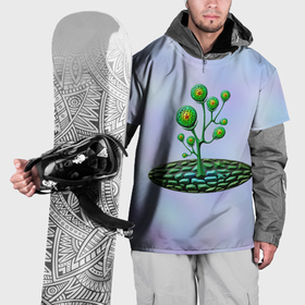 Накидка на куртку 3D с принтом Инопланетная растительная жизнь в Петрозаводске, 100% полиэстер |  | 