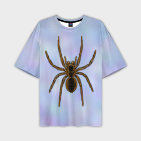 Мужская футболка oversize 3D с принтом Птицеед паук в Тюмени,  |  | 