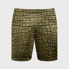 Мужские шорты спортивные с принтом текстура кожи крокодила в Белгороде,  |  | 