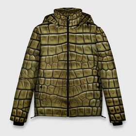 Мужская зимняя куртка 3D с принтом текстура кожи крокодила в Белгороде, верх — 100% полиэстер; подкладка — 100% полиэстер; утеплитель — 100% полиэстер | длина ниже бедра, свободный силуэт Оверсайз. Есть воротник-стойка, отстегивающийся капюшон и ветрозащитная планка. 

Боковые карманы с листочкой на кнопках и внутренний карман на молнии. | 