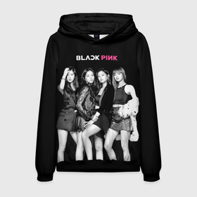 Мужская толстовка 3D с принтом Blackpink Beautiful girls в Петрозаводске, 100% полиэстер | двухслойный капюшон со шнурком для регулировки, мягкие манжеты на рукавах и по низу толстовки, спереди карман-кенгуру с мягким внутренним слоем. | Тематика изображения на принте: 