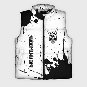 Мужской жилет утепленный 3D с принтом Die Antwoord и рок символ на светлом фоне в Кировске,  |  | Тематика изображения на принте: 