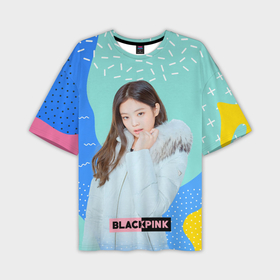 Мужская футболка oversize 3D с принтом Blackpink winter style ,  |  | 