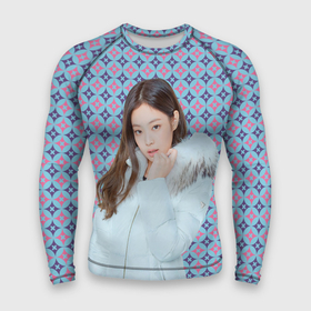 Мужской рашгард 3D с принтом Blackpink Jennie Kim Blackpink winter  style в Екатеринбурге,  |  | Тематика изображения на принте: 