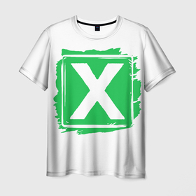 Мужская футболка 3D с принтом Ed Sheeran Multiply , 100% полиэфир | прямой крой, круглый вырез горловины, длина до линии бедер | 