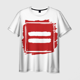 Мужская футболка 3D с принтом Ed Sheeran Equals в Екатеринбурге, 100% полиэфир | прямой крой, круглый вырез горловины, длина до линии бедер | Тематика изображения на принте: 