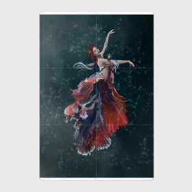 Магнитный плакат 2Х3 с принтом Танец русалки в Екатеринбурге, Полимерный материал с магнитным слоем | 6 деталей размером 9*9 см | 