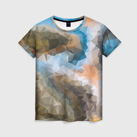 Женская футболка 3D с принтом Spirit pattern в Кировске, 100% полиэфир ( синтетическое хлопкоподобное полотно) | прямой крой, круглый вырез горловины, длина до линии бедер | 