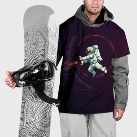 Накидка на куртку 3D с принтом Астронавт   камехамеха в Курске, 100% полиэстер |  | Тематика изображения на принте: 