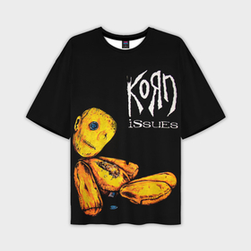 Мужская футболка oversize 3D с принтом Korn   issues ,  |  | 