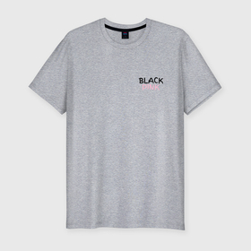 Мужская футболка хлопок Slim с принтом Граффити BlackPink   мини , 92% хлопок, 8% лайкра | приталенный силуэт, круглый вырез ворота, длина до линии бедра, короткий рукав | 