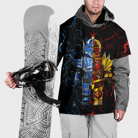 Накидка на куртку 3D с принтом Рыцарь Roblox в Санкт-Петербурге, 100% полиэстер |  | Тематика изображения на принте: 